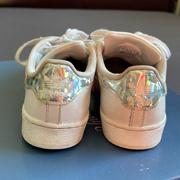 Adidas Superstar Iridescent Holographic White Size 1 - Picture 4 of 10